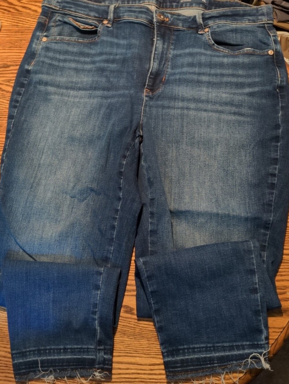 J jill high rise slim leg ankle jeans